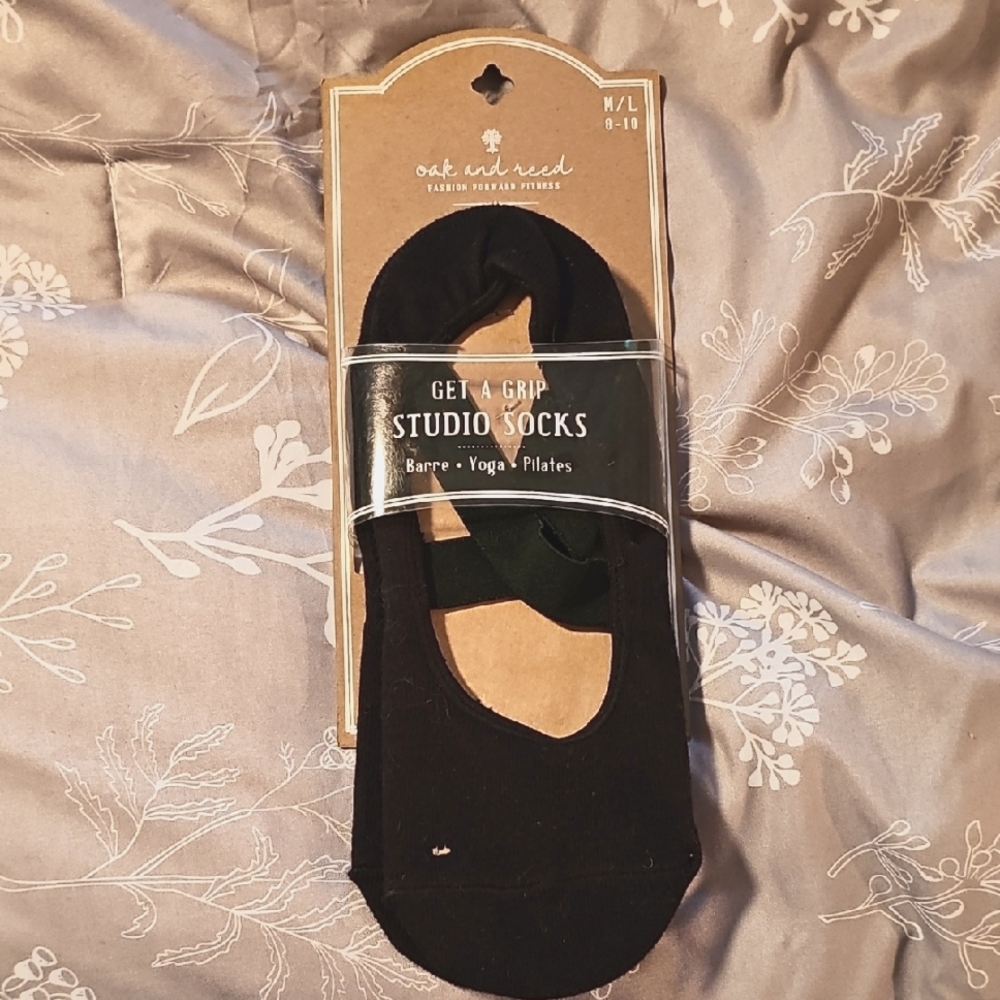 Oak And Reed Black Studio Socks